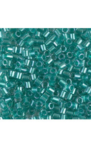 Miyuki delica beads 8/0 - Sparkling aqua green lined crystal DBL-904